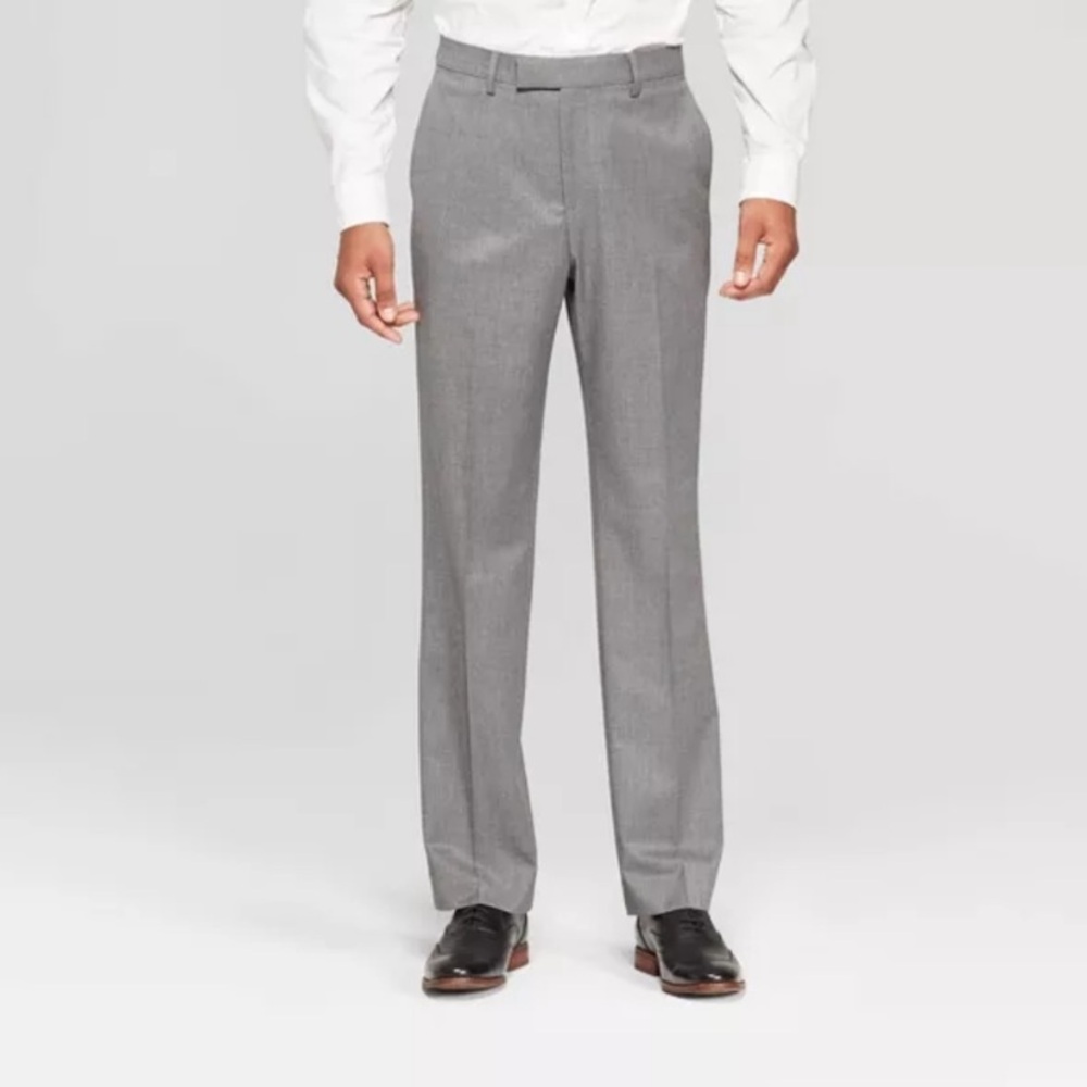 Goodfellow jet gray standard fit wool Blend suit pants.  Size 38 W- 32 L